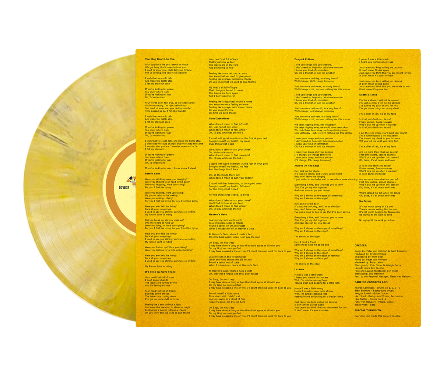 Darling Congress - Jubilant Blue (Ghostly Yellow LP)